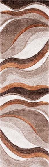 Safavieh Hollywood HLW766B Beige / Brown Area Rug Runner