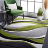 Safavieh Hollywood HLW766Y Grey / Green Area Rug Room Scene