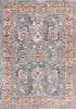 Safavieh Heirloom HRL720F Grey / Blue Rust Area Rug main image