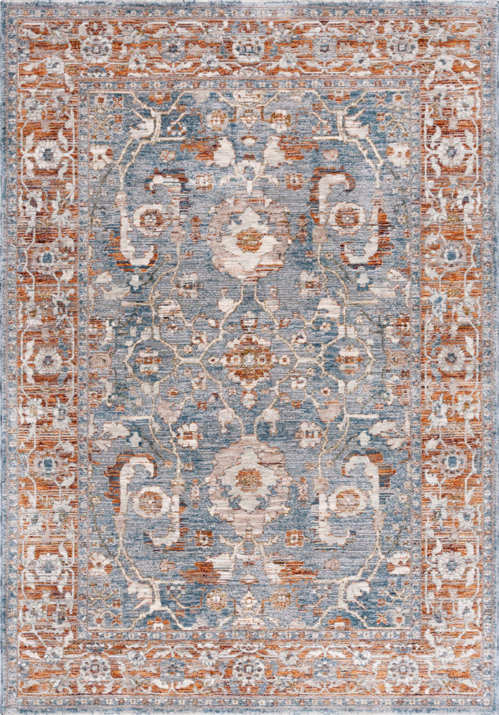 Safavieh Heirloom HRL720F Grey / Blue Rust Area Rug main image