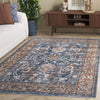 Safavieh Heirloom HRL720M Blue / Rust Area Rug Room Scene Feature