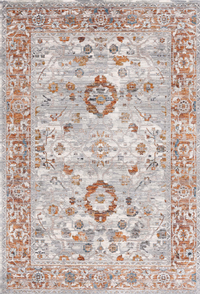 Safavieh Heirloom HRL724A Ivory Grey / Rust Area Rug main image