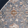 Safavieh Heirloom HRL728F Grey / Blue Rust Area Rug Detail