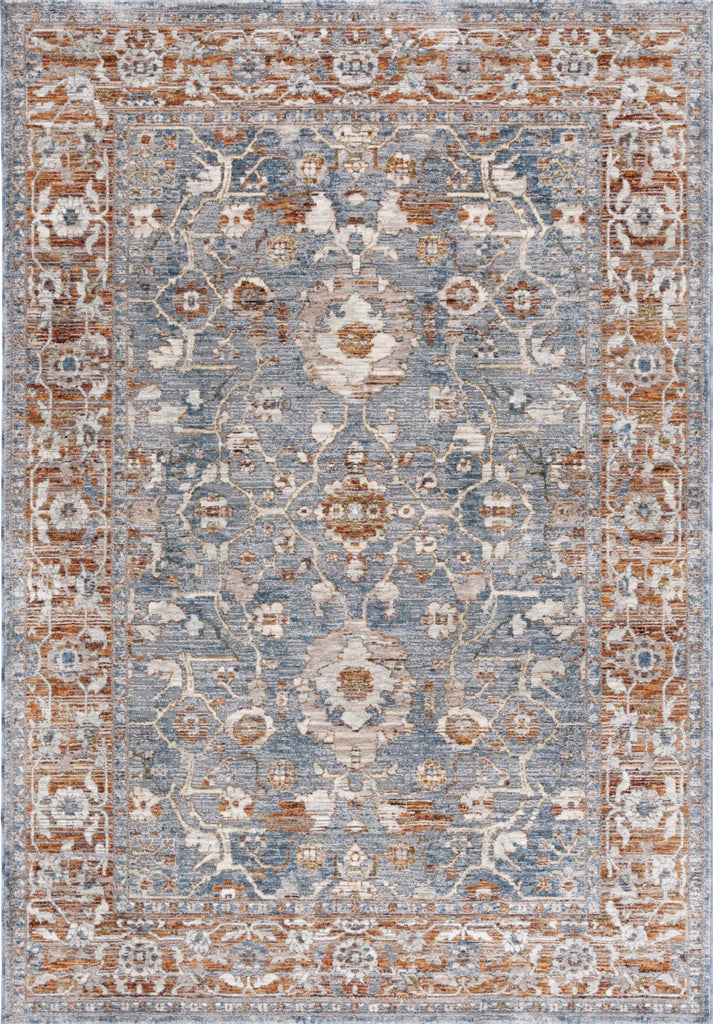 Safavieh Heirloom HRL728F Grey / Blue Rust Area Rug main image