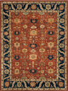 Safavieh Heriz HRZ277 Rust / Navy Area Rug