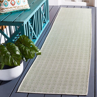 Safavieh Hampton HTN230 Green Area Rug Room Scene Feature