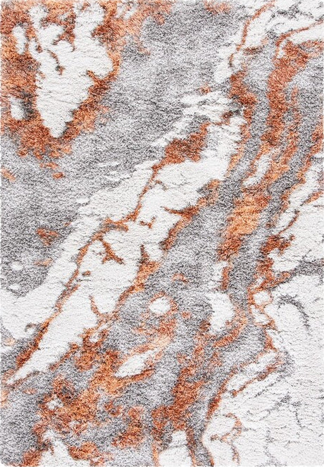 Safavieh Horizon Shag HZN890P Grey / Rust Area Rug main image