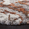 Safavieh Horizon Shag HZN890P Grey / Rust Area Rug Detail