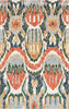 Safavieh Ikat IKT151Y Green / Rust Area Rug main image