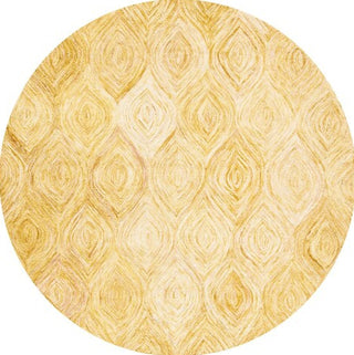 Safavieh Ikat IKT631D Gold Area Rug Round