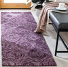 Safavieh Ikat IKT631P Purple Area Rug Room Scene Feature