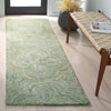 Safavieh Ikat IKT632W Sage / Green Area Rug Room Scene Feature