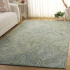 Safavieh Ikat IKT632W Sage / Green Area Rug Room Scene Feature