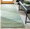 Safavieh Ikat IKT633W Sage / Green Area Rug Room Scene Feature