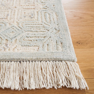 Safavieh Ikat IKT805B Ivory / Light Blue Area Rug Detail