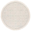 Safavieh Ikat IKT805B Ivory / Light Blue Area Rug Round