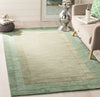 Safavieh Impressions IM821D Green / Beige Area Rug Room Scene Feature