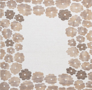 Safavieh Jardin JAR101A Beige / Ivory Area Rug Square