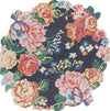 Safavieh Jardin JAR175N Navy / Pink Area Rug Round