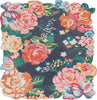 Safavieh Jardin JAR175N Navy / Pink Area Rug Square