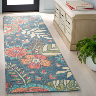 Safavieh Jardin JAR253M Blue / Green Area Rug Room Scene Feature
