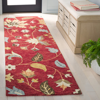 Safavieh Jardin JAR256Q Red / Orange Area Rug Room Scene