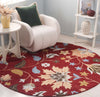 Safavieh Jardin JAR256Q Red / Orange Area Rug Room Scene