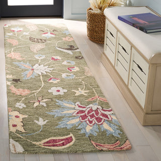 Safavieh Jardin JAR256Y Green / Blue Area Rug Room Scene Feature