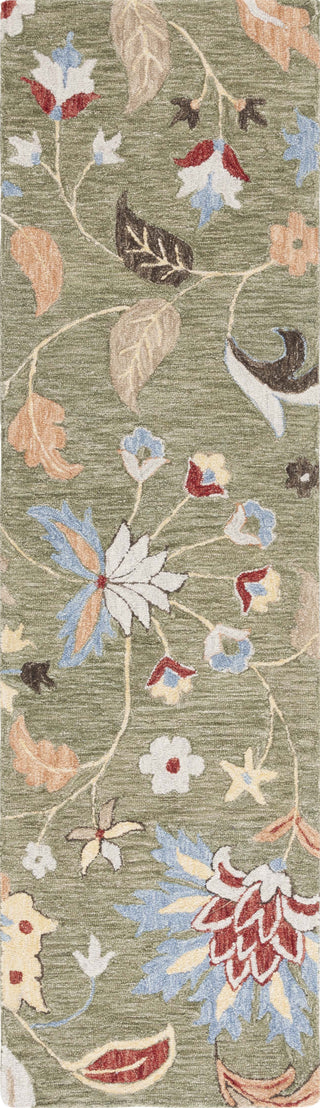 Safavieh Jardin JAR256Y Green / Blue Area Rug Runner