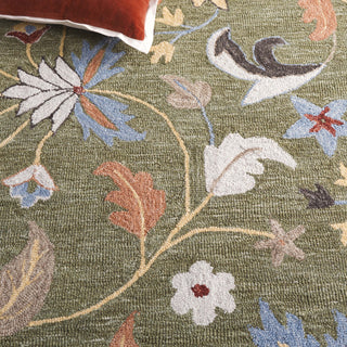 Safavieh Jardin JAR256Y Green / Blue Area Rug Detail