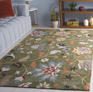 Safavieh Jardin JAR256Y Green / Blue Area Rug Room Scene