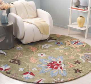 Safavieh Jardin JAR256Y Green / Blue Area Rug Room Scene