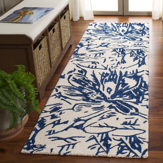 Safavieh Jardin JAR329M Ivory / Blue Area Rug Room Scene Feature