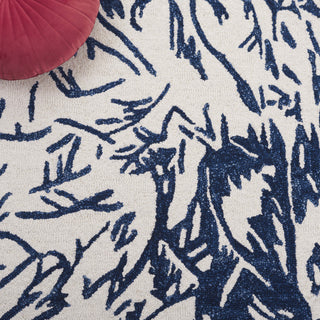 Safavieh Jardin JAR329M Ivory / Blue Area Rug Detail