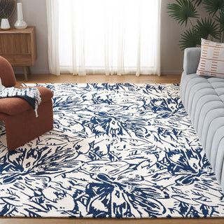 Safavieh Jardin JAR329M Ivory / Blue Area Rug Room Scene Feature