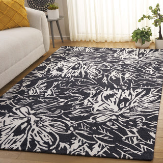 Safavieh Jardin JAR329Z Black / Ivory Area Rug Room Scene