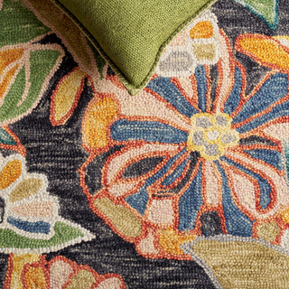 Safavieh Jardin JAR356Z Black / Green Area Rug Detail