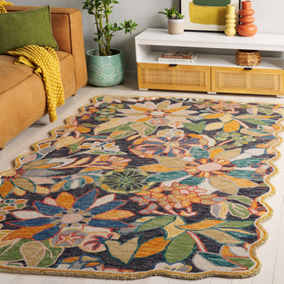 Safavieh Jardin JAR356Z Black / Green Area Rug Room Scene