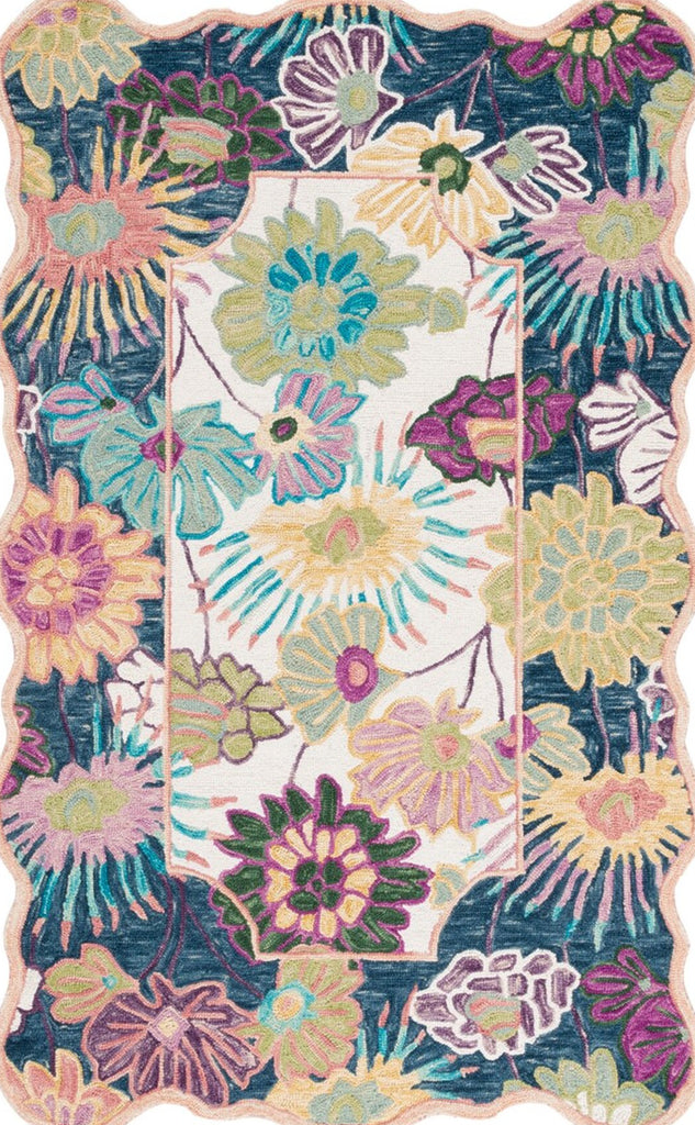 Safavieh Jardin JAR357N Navy / Ivory Area Rug main image