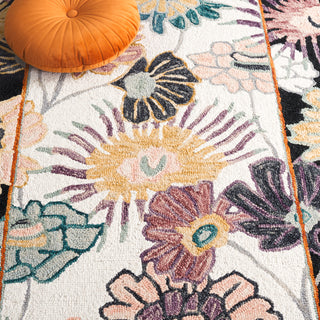 Safavieh Jardin JAR357Z Black / Ivory Area Rug Detail