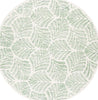 Safavieh Jardin JAR729Y Ivory / Green Area Rug Round