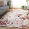 Safavieh Jardin JAR737A Ivory / Pink Area Rug Room Scene Feature