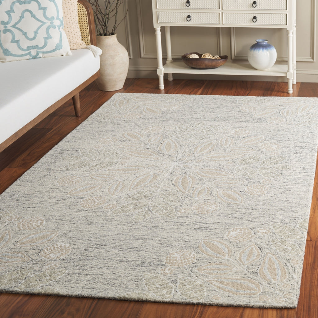 Safavieh Jardin JAR738F Grey / Ivory Area Rug Room Scene Feature