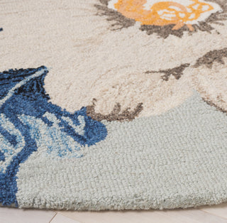 Safavieh Jardin JAR739M Blue / Ivory Area Rug Detail