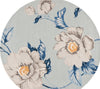 Safavieh Jardin JAR739M Blue / Ivory Area Rug Round