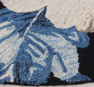 Safavieh Jardin JAR739Z Black / Ivory Area Rug Detail