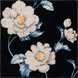 Safavieh Jardin JAR739Z Black / Ivory Area Rug Square