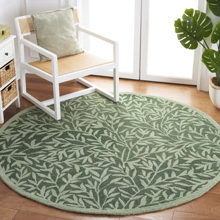 Safavieh Jardin JAR753Y Green Area Rug Room Scene Feature