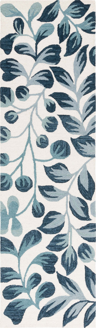 Safavieh Jardin JAR754M Ivory / Blue Area Rug Runner