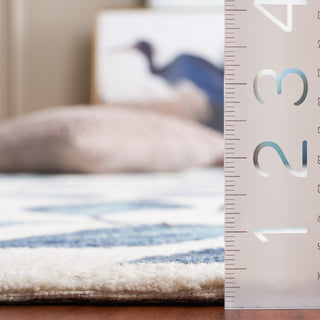 Safavieh Jardin JAR754M Ivory / Blue Area Rug Detail